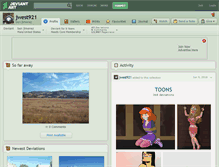 Tablet Screenshot of jwest921.deviantart.com