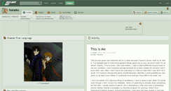 Desktop Screenshot of honeko.deviantart.com