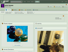 Tablet Screenshot of pink-lioness.deviantart.com