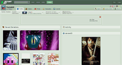 Desktop Screenshot of fuzzalot.deviantart.com