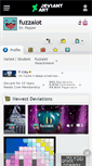Mobile Screenshot of fuzzalot.deviantart.com