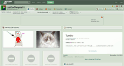 Desktop Screenshot of lustgodvampire91.deviantart.com