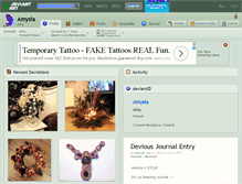 Tablet Screenshot of amysia.deviantart.com