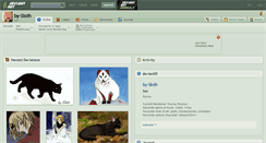 Desktop Screenshot of by-sloth.deviantart.com