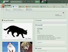 Tablet Screenshot of by-sloth.deviantart.com