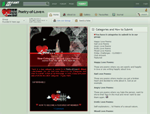 Tablet Screenshot of poetry-of-love.deviantart.com