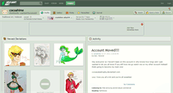 Desktop Screenshot of cocoahime.deviantart.com