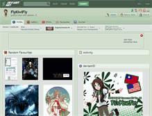 Tablet Screenshot of flykiwifly.deviantart.com