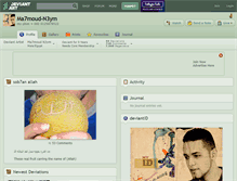 Tablet Screenshot of ma7moud-n3ym.deviantart.com
