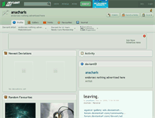 Tablet Screenshot of anacharis.deviantart.com