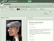 Tablet Screenshot of kritikalpoint.deviantart.com