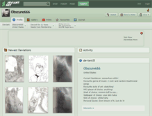 Tablet Screenshot of obscure666.deviantart.com