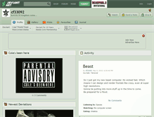 Tablet Screenshot of cf33092.deviantart.com