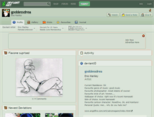 Tablet Screenshot of goddessdrea.deviantart.com