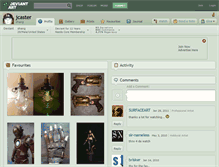 Tablet Screenshot of jcaster.deviantart.com