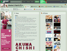 Tablet Screenshot of akuma-x-starrk-fc.deviantart.com