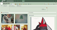 Desktop Screenshot of dark-one-6301.deviantart.com