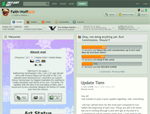 Tablet Screenshot of faith-wolff.deviantart.com