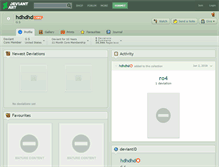Tablet Screenshot of hdhdhd.deviantart.com