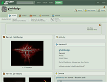 Tablet Screenshot of gholtdesign.deviantart.com