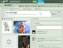 Tablet Screenshot of ag-systems.deviantart.com