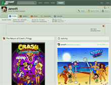 Tablet Screenshot of jamesf5.deviantart.com