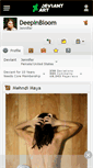 Mobile Screenshot of deepinbloom.deviantart.com
