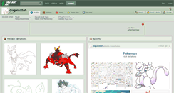 Desktop Screenshot of dragonkitteh.deviantart.com