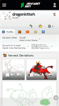 Mobile Screenshot of dragonkitteh.deviantart.com