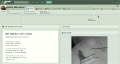 Desktop Screenshot of gummy-bear-power.deviantart.com