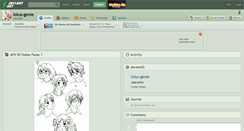 Desktop Screenshot of lotus-genie.deviantart.com