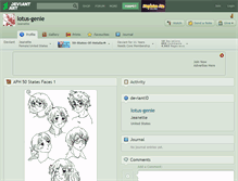 Tablet Screenshot of lotus-genie.deviantart.com