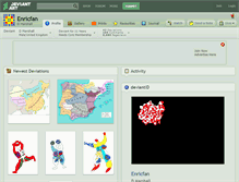 Tablet Screenshot of enricfan.deviantart.com