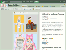 Tablet Screenshot of galaxycauldron.deviantart.com