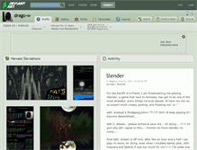 Tablet Screenshot of drago-w.deviantart.com