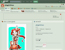Tablet Screenshot of pikagirl65neo.deviantart.com