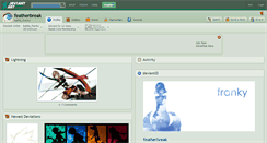 Desktop Screenshot of featherbreak.deviantart.com