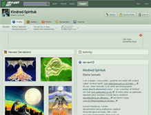 Tablet Screenshot of kindred-spirituk.deviantart.com