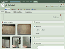 Tablet Screenshot of bob-the-hobo1.deviantart.com