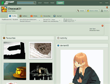 Tablet Screenshot of chococat31.deviantart.com