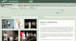 Desktop Screenshot of goldenspring.deviantart.com