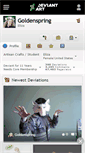 Mobile Screenshot of goldenspring.deviantart.com