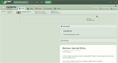 Desktop Screenshot of manderina.deviantart.com