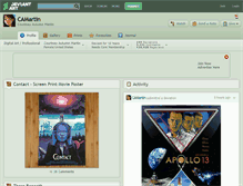 Tablet Screenshot of camartin.deviantart.com