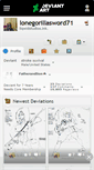 Mobile Screenshot of lonegorillasword71.deviantart.com