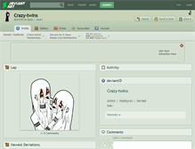 Tablet Screenshot of crazy-twins.deviantart.com