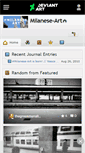 Mobile Screenshot of milanese-art.deviantart.com