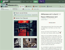 Tablet Screenshot of milanese-art.deviantart.com
