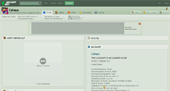 Desktop Screenshot of cahaya.deviantart.com
