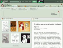 Tablet Screenshot of bwohaha.deviantart.com